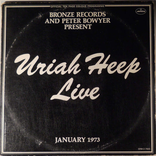Uriah Heep : Uriah Heep Live (2xLP, Album, Pit)