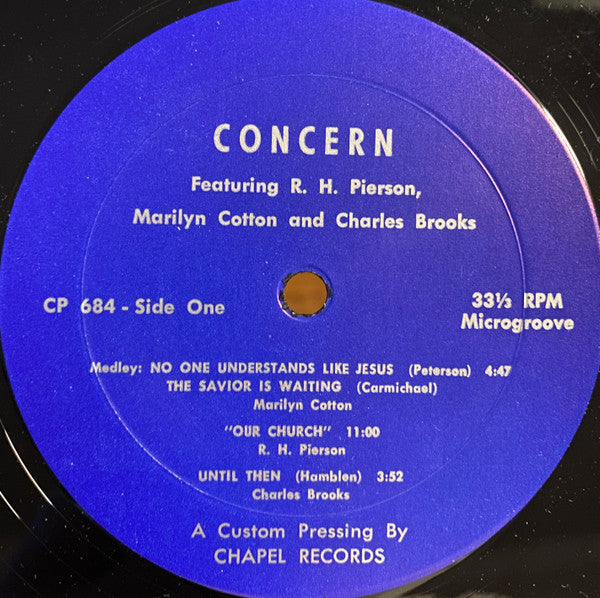 Various : Concern (LP, Gat)