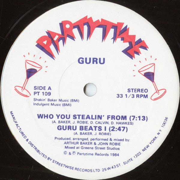 Guru (2) : Who You Stealin' From (12")