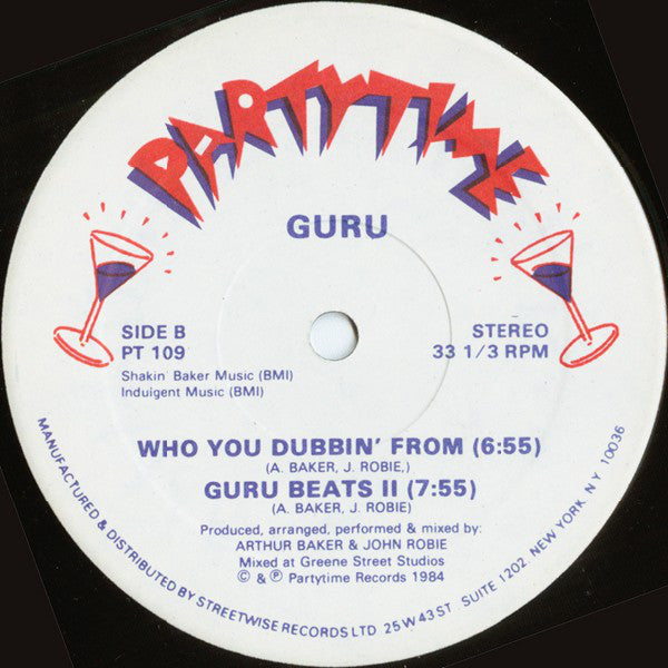 Guru (2) : Who You Stealin' From (12")