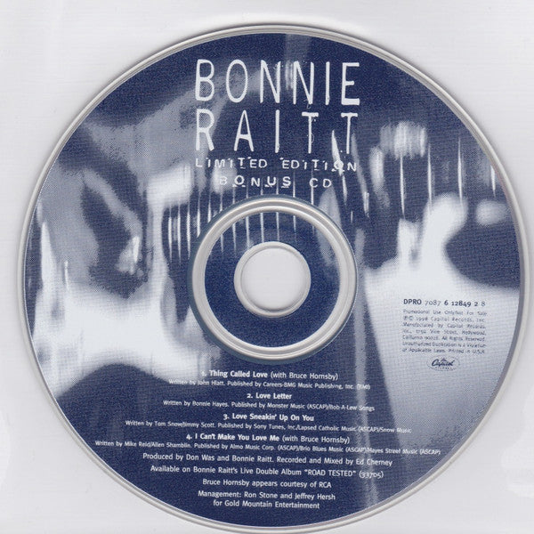 Bonnie Raitt : Fundamental (2xCD, Album, Ltd, Promo)