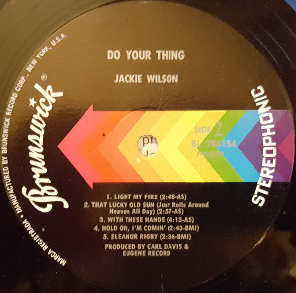 Jackie Wilson : Do Your Thing (LP, Album)