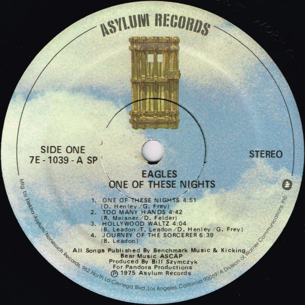 Eagles : One Of These Nights (LP, Album, SP )