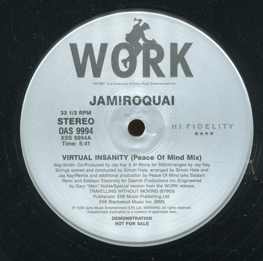 Jamiroquai : Virtual Insanity (12", Promo)