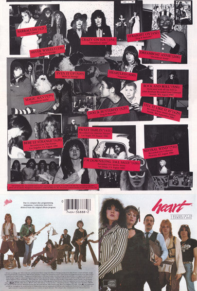 Heart : Greatest Hits / Live (CD, Comp, RE)