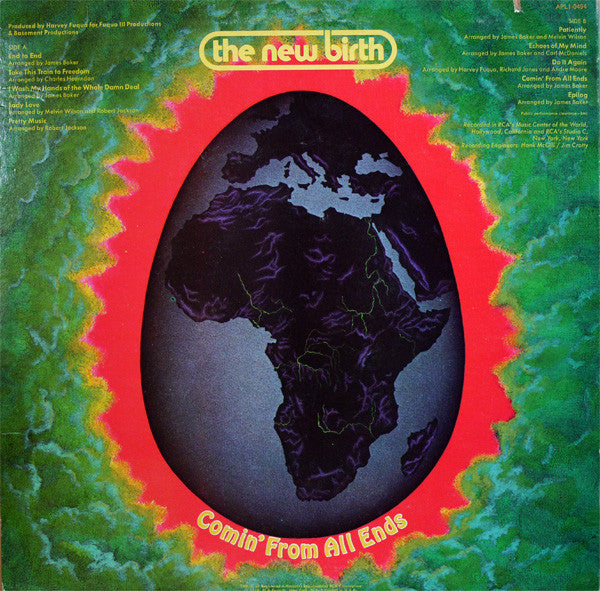 The New Birth* : Comin' From All Ends (LP, Album, Ind)