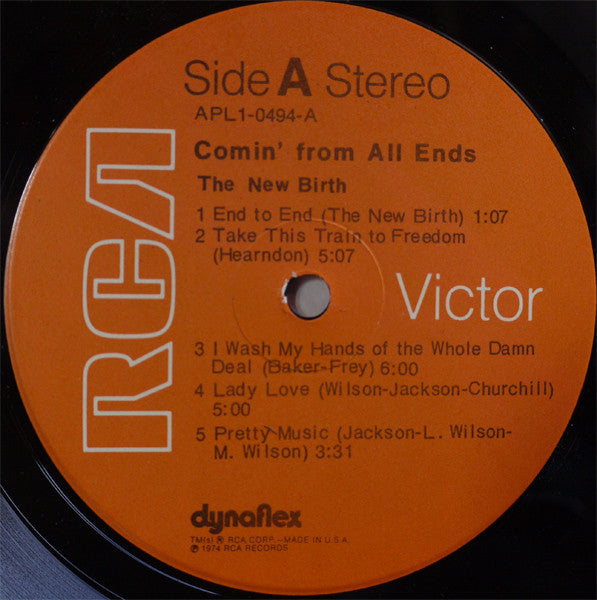 The New Birth* : Comin' From All Ends (LP, Album, Ind)