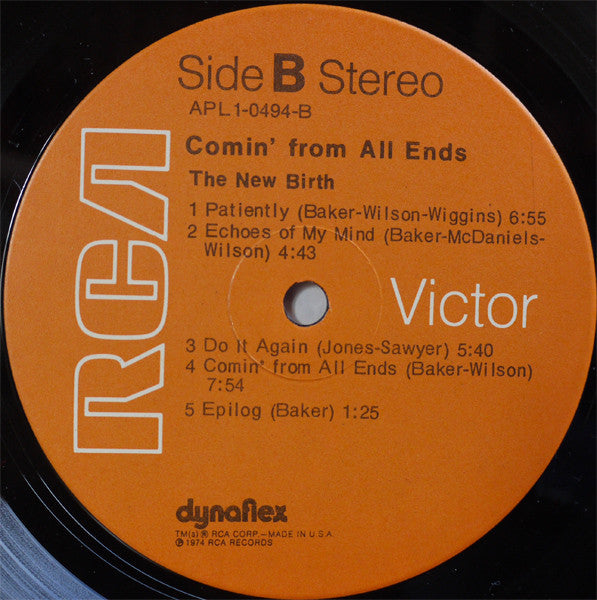 The New Birth* : Comin' From All Ends (LP, Album, Ind)