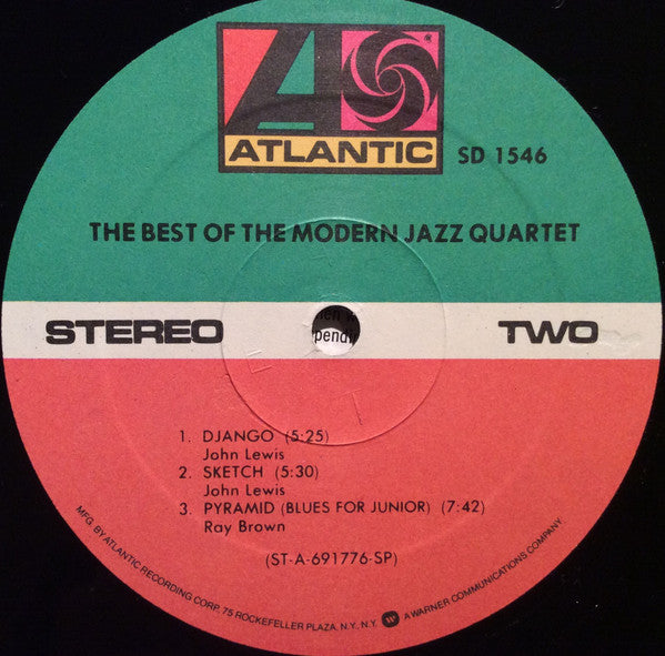 The Modern Jazz Quartet : The Best Of (LP, Comp, RE, SP )