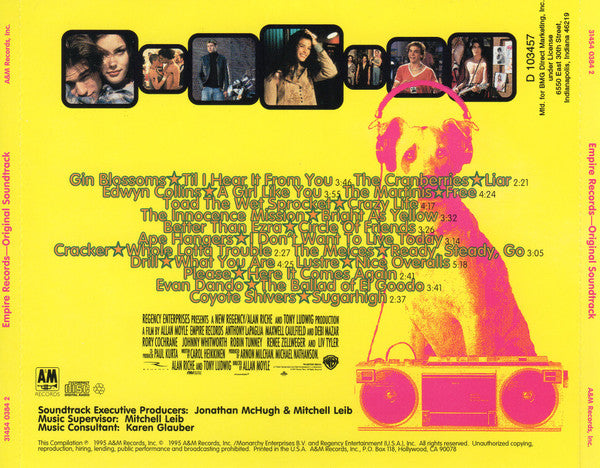 Various : Empire Records (The Soundtrack) (CD, Comp, Club)