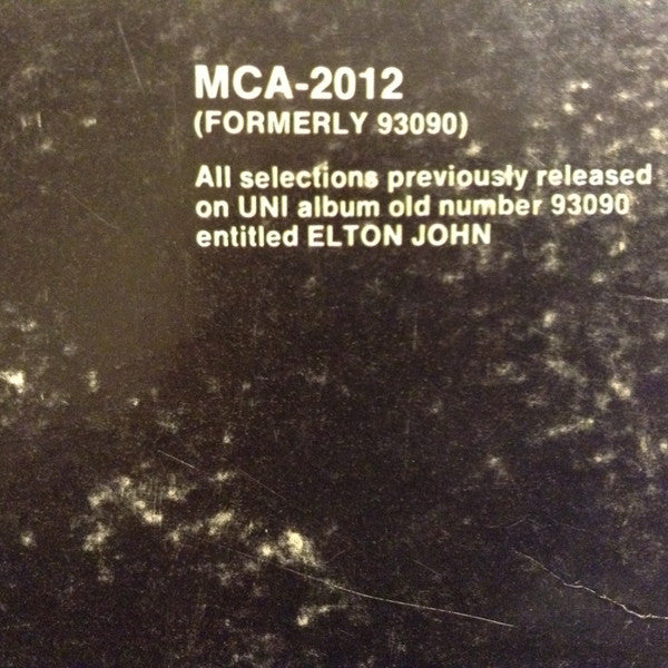 Elton John : Elton John (LP, Album, RE, Gat)