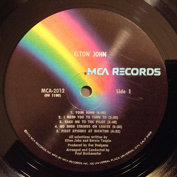 Elton John : Elton John (LP, Album, RE, Gat)