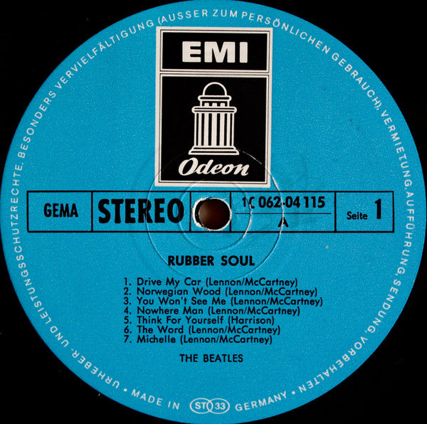 The Beatles : Rubber Soul (LP, Album, RE)