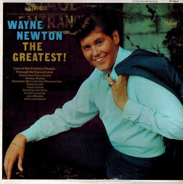 Wayne Newton : The Greatest! (LP, Album, Pit)