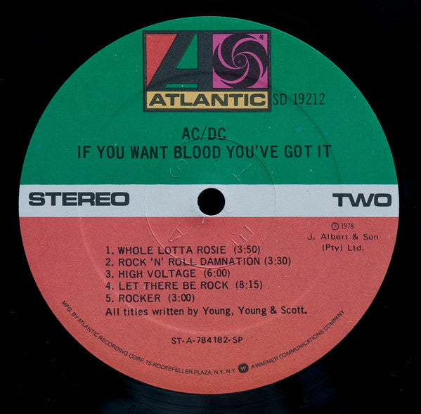 AC/DC : If You Want Blood You've Got It (LP, Album, SP )