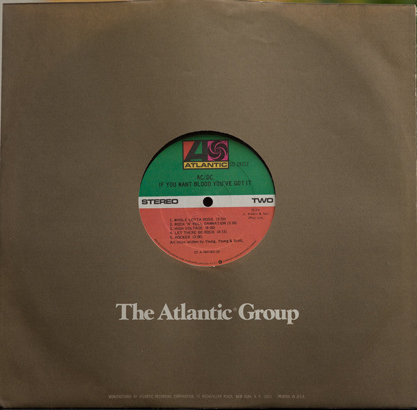 AC/DC : If You Want Blood You've Got It (LP, Album, SP )