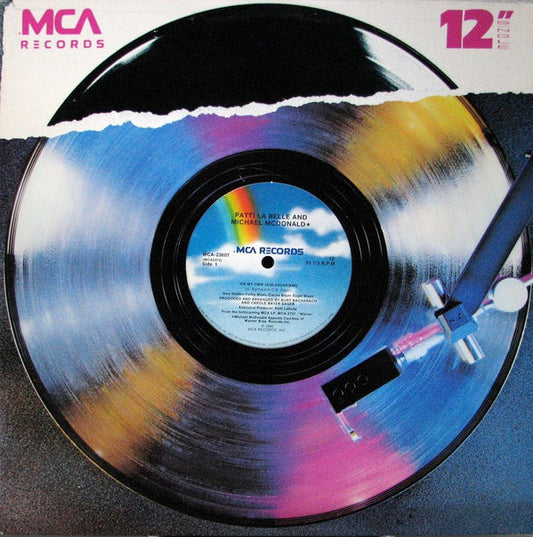 Patti La Belle* And Michael McDonald : On My Own (12", Single, Pin)