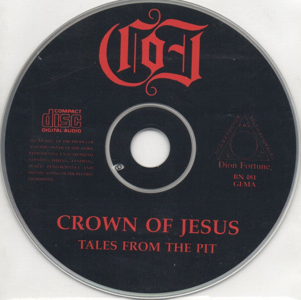 Crown Of Jesus : Tales From The Pit (CD, Album)