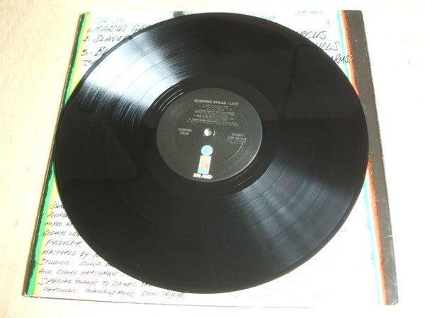 Burning Spear : Live (LP, Album, RE)