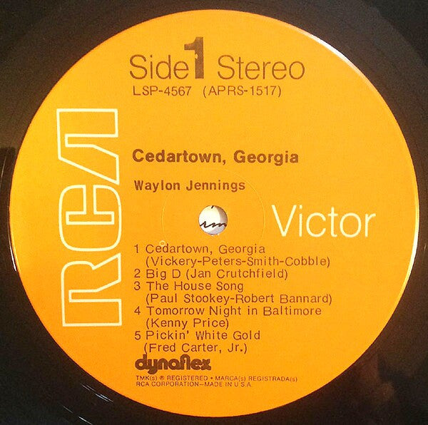 Waylon Jennings : Cedartown, Georgia (LP, Album, Hol)