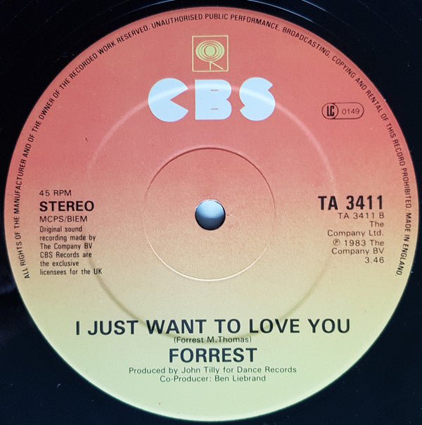 Forrest : Feel The Need In Me (12", Single, Spe)