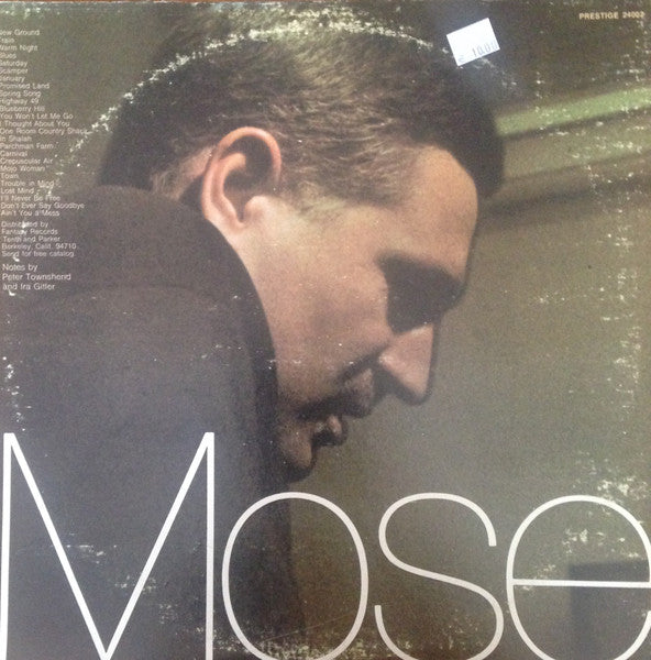 Mose Allison : Mose Allison (2xLP, Comp, Pit)
