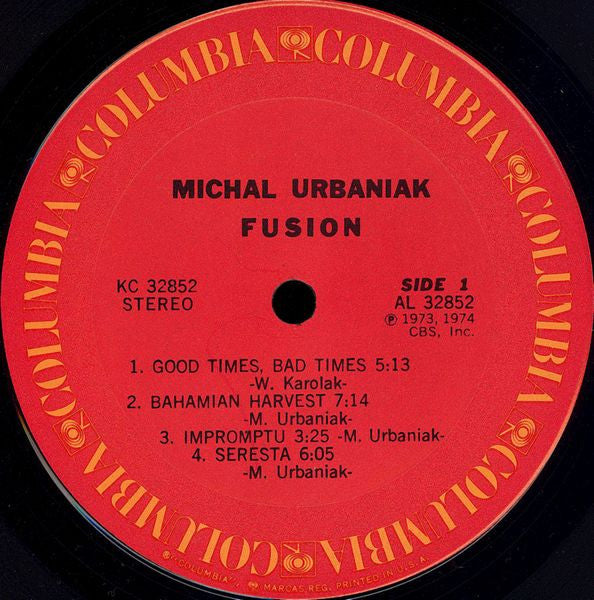 Michał Urbaniak : Fusion (LP, Album)
