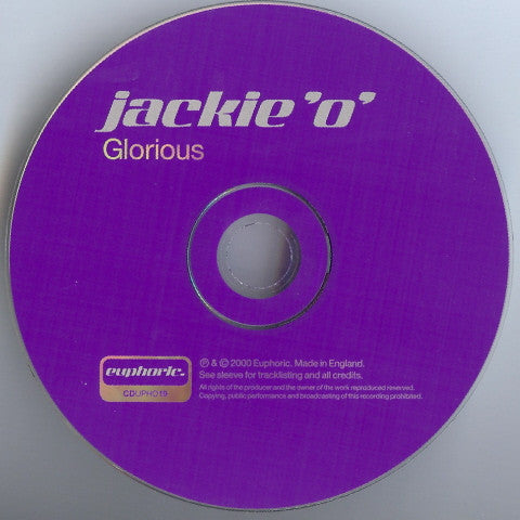Jackie 'O' : Glorious (Dance Version) (CD, Single)
