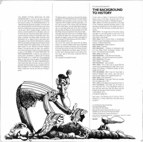 Monty Python : The Monty Python Matching Tie And Handkerchief (LP, Album)