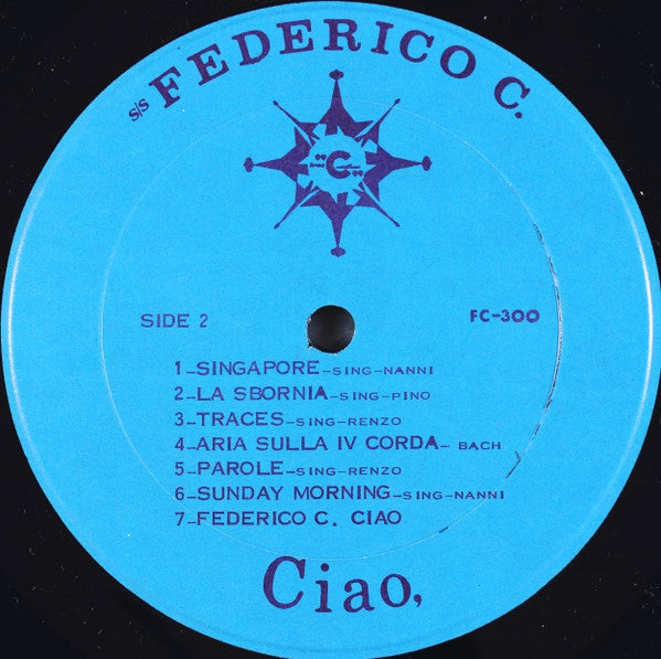 Federico 'C'* : Ciao... (LP, Gat)