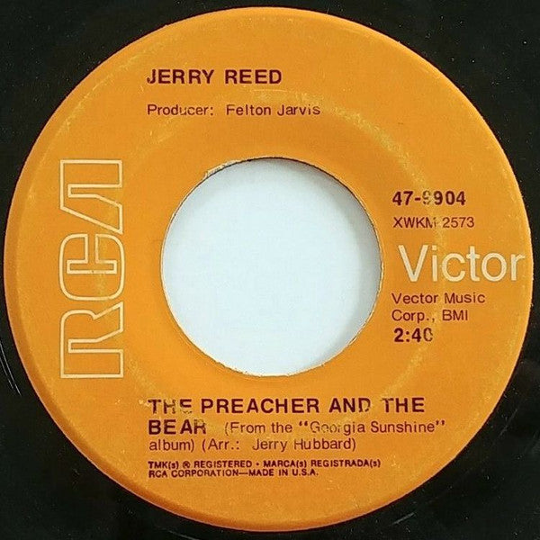 Jerry Reed : Amos Moses (7", Single, Ind)