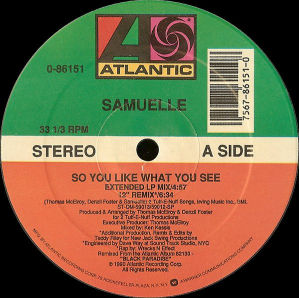 Samuelle* : So You Like What You See (12")