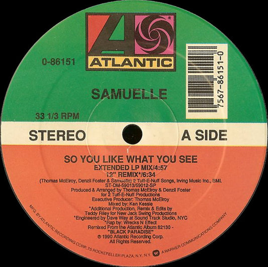 Samuelle* : So You Like What You See (12")