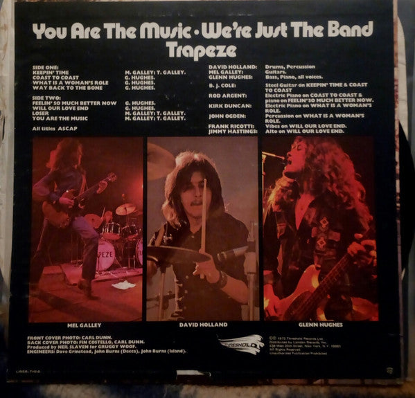 Trapeze : You Are The Music ...We're Just The Band (LP, Album)