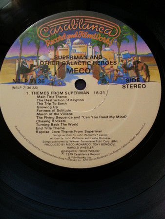 Meco* : Superman And Other Galactic Heroes (LP, Album)