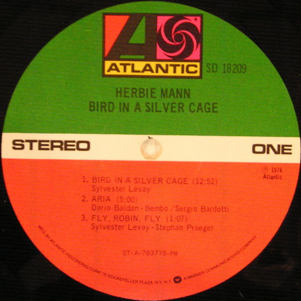 Herbie Mann : Bird In A Silver Cage (LP, Album, PR)
