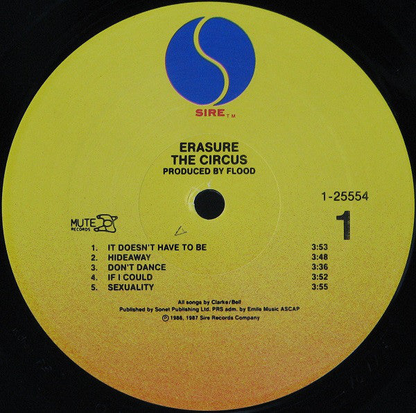 Erasure : The Circus (LP, Album, All)