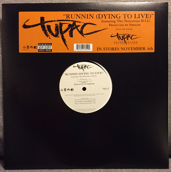 Tupac* Featuring The Notorious B.I.G.* : Runnin (Dying To Live) (12")