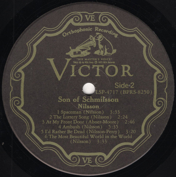 Nilsson* : Son Of Schmilsson (LP, Album, Roc)
