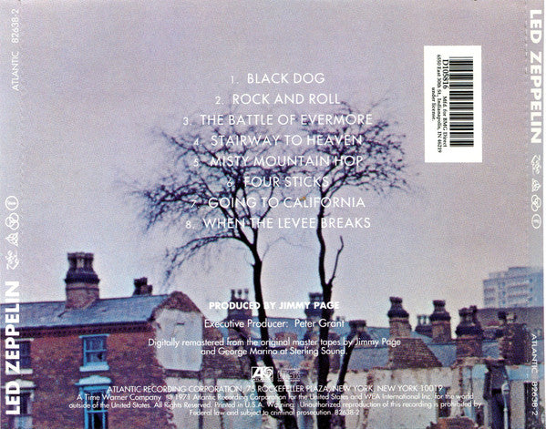 Led Zeppelin : Untitled (CD, Album, Club, RE, RM, RP)