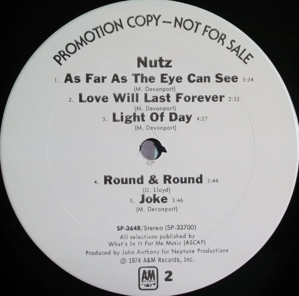 Nutz : Nutz (LP, Album, Promo, Ter)