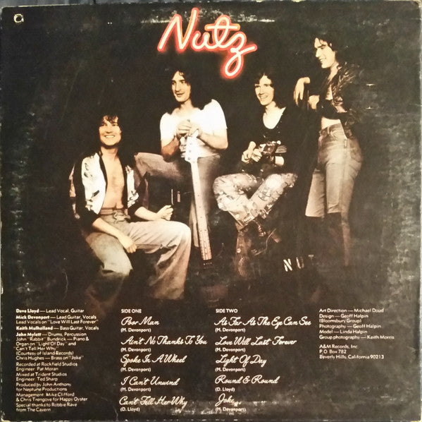 Nutz : Nutz (LP, Album, Promo, Ter)