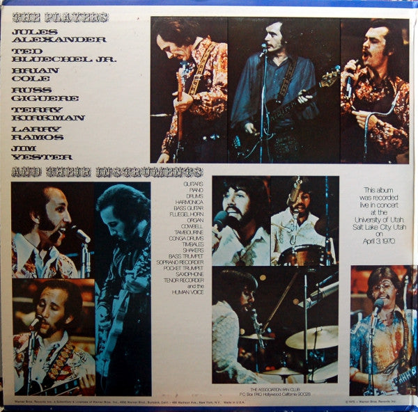 The Association (2) : "Live" (2xLP, Album, Ter)