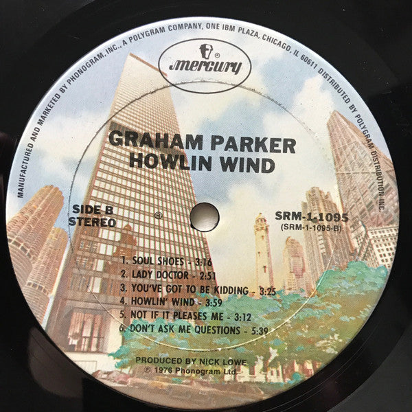 Graham Parker : Howlin Wind (LP, Album, RP, Ter)