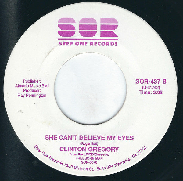 Clinton Gregory : Play, Ruby, Play / She Can't Believe Her Eyes (7", Single)