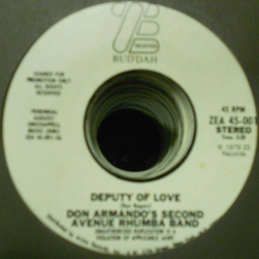 Don Armando's Second Avenue Rhumba Band : Deputy Of Love (7", Single, Promo, Ter)
