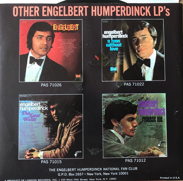 Engelbert Humperdinck : Winter World Of Love (7", Single, Styrene)