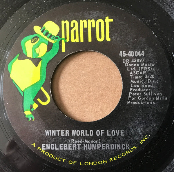Engelbert Humperdinck : Winter World Of Love (7", Single, Styrene)