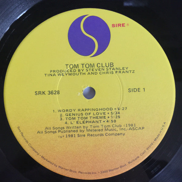 Tom Tom Club : Tom Tom Club (LP, Album, Jac)