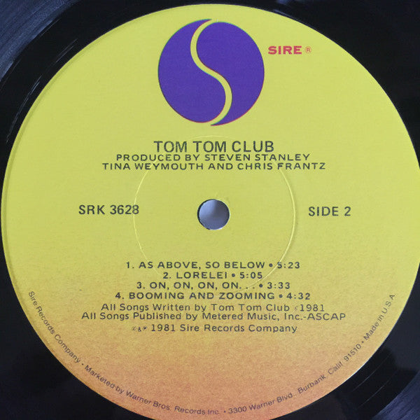 Tom Tom Club : Tom Tom Club (LP, Album, Jac)